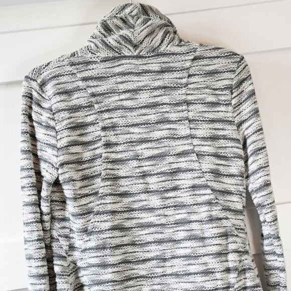 Saturday Sunday, Anthropologie, Asymmetrical Striped Cardigan Blazer Jacket - Picture 4 of 10